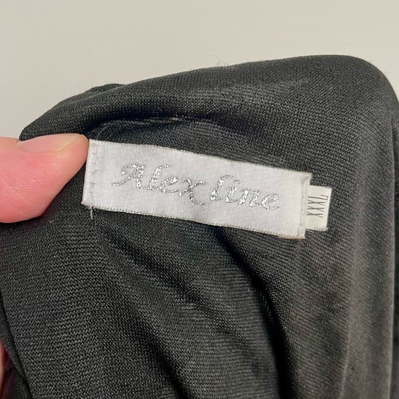 Vintage Y2K Flowy Ruffle Drop Waist Whimsigoth Fairycore Midi Length Dress - Picture 9 of 10